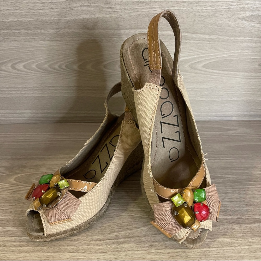 Apepazza El Salvador Espadrille Wedge Sandals Sz 9